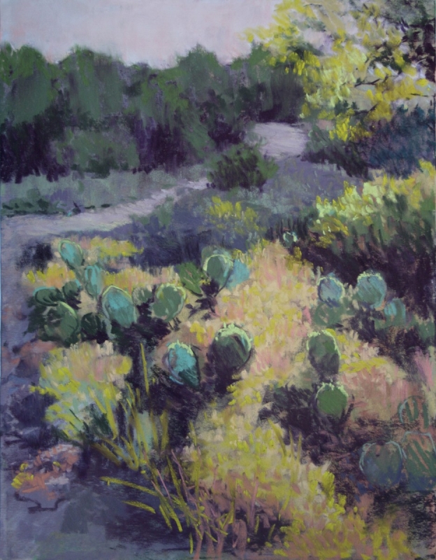 Gary park path by artist Jan Frazier